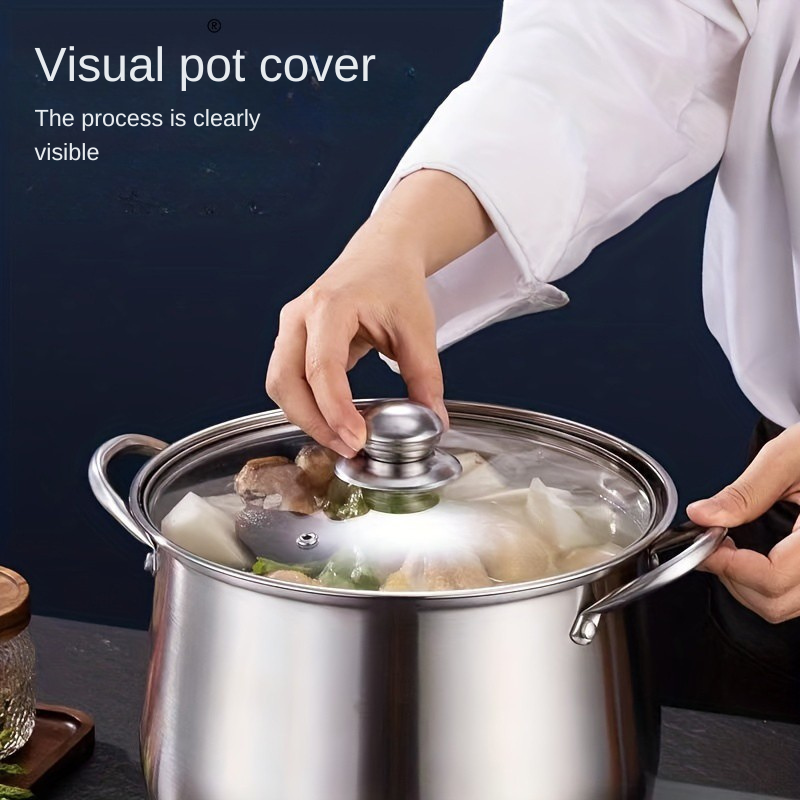 Universal Stainless Steel Cooking Pot - Perfect for Stews