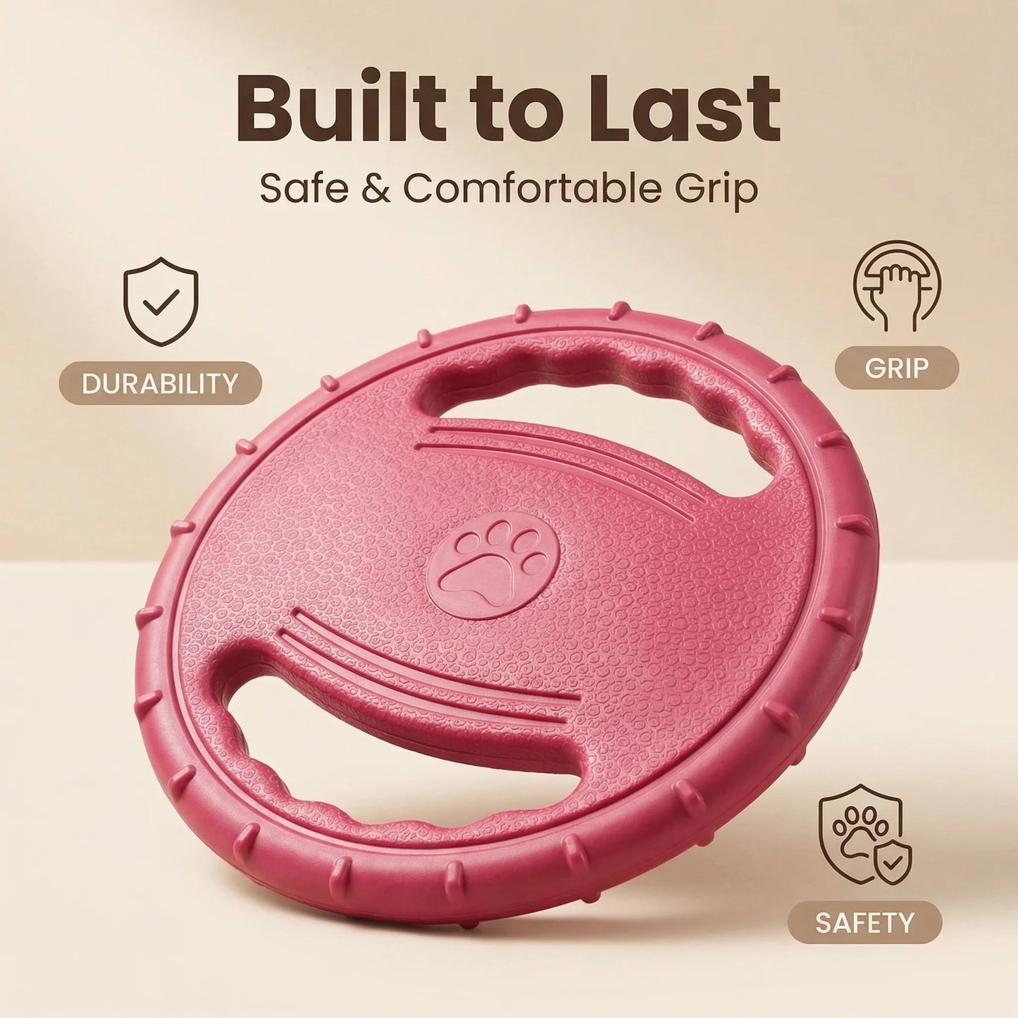 Dog Flying Disc - Durable Puppy Chew & Water Toy