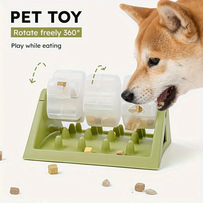 Interactive Dog Puzzle Feeder - Leak-Proof, Durable PP Design