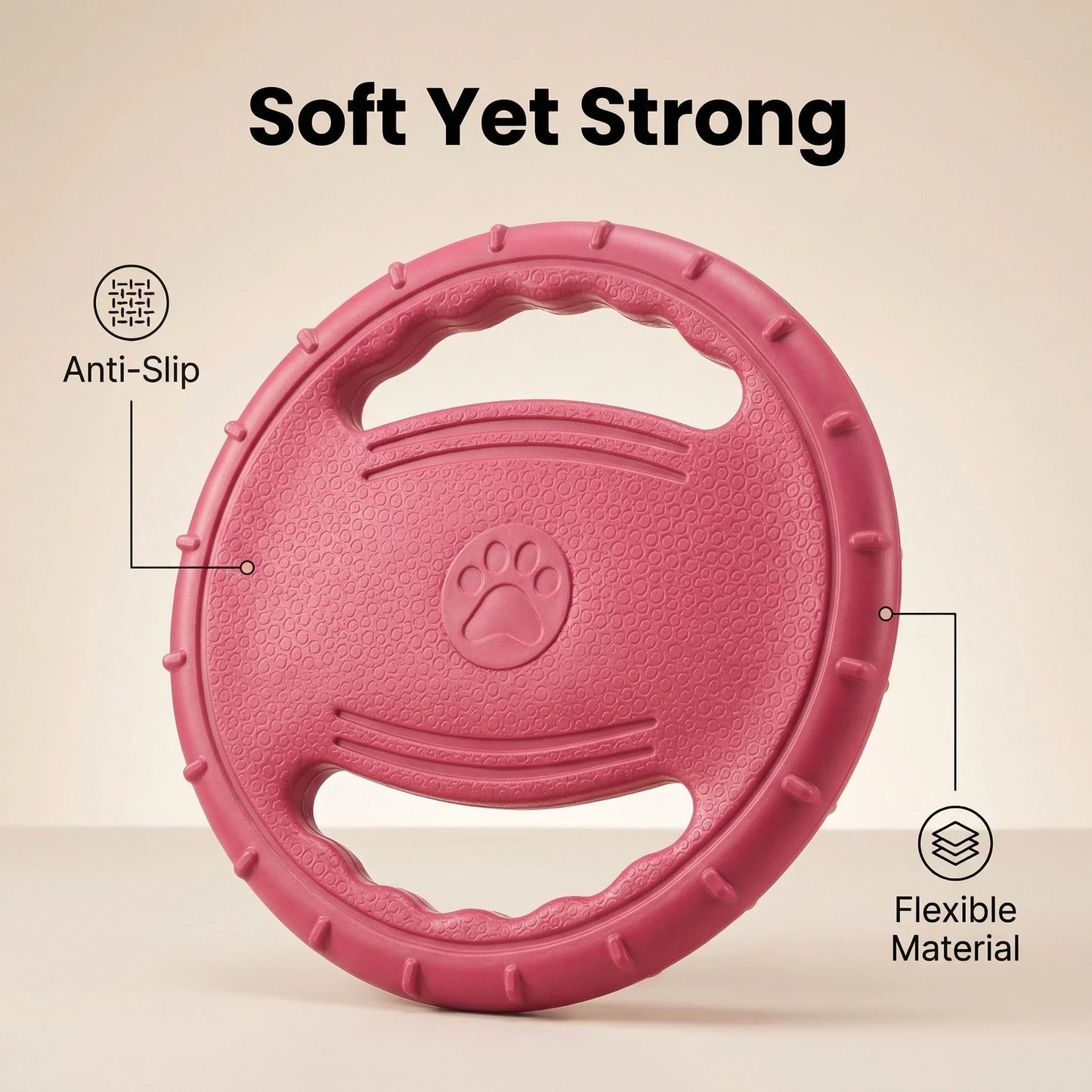 Dog Flying Disc - Durable Puppy Chew & Water Toy