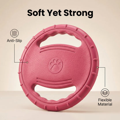 Dog Flying Disc - Durable Puppy Chew & Water Toy